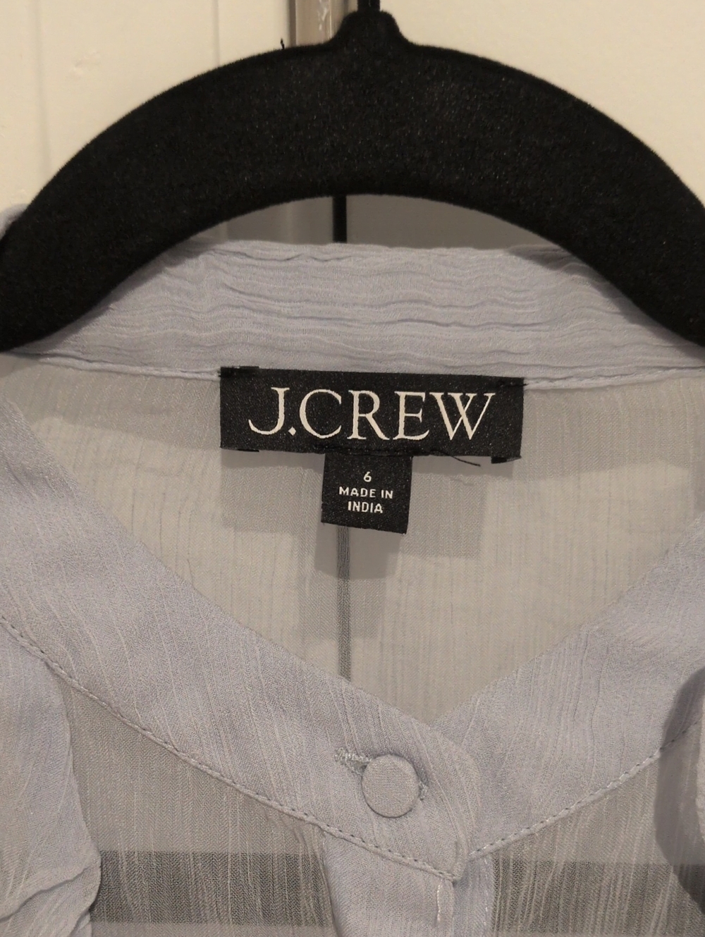 J.Crew Ruffle Front Blouse - Picture 3 of 8